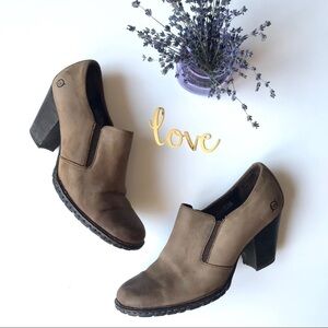 Born Heeled Leather Booties